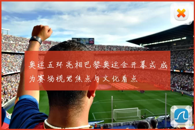 奥运五环亮相巴黎奥运会开幕式 成为赛场视觉焦点与文化看点